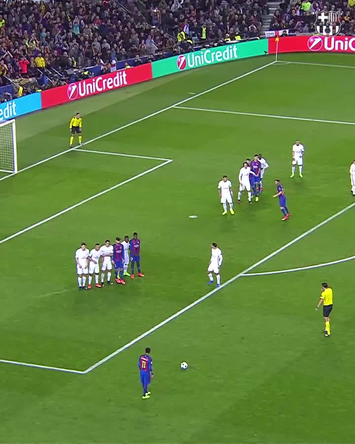 Minute 88. Barça up 3-1, but still down 5-3 on agg. Neymar Jr: