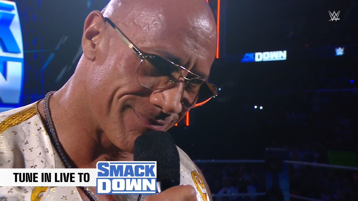 "Mama Rhodes, your son's blood is gonna be on this belt!" Dwayne Johnson paints a brutal picture for Cody Rhodes and his family of what's to come at #WrestleMania XL. 👀😬 #SmackDown