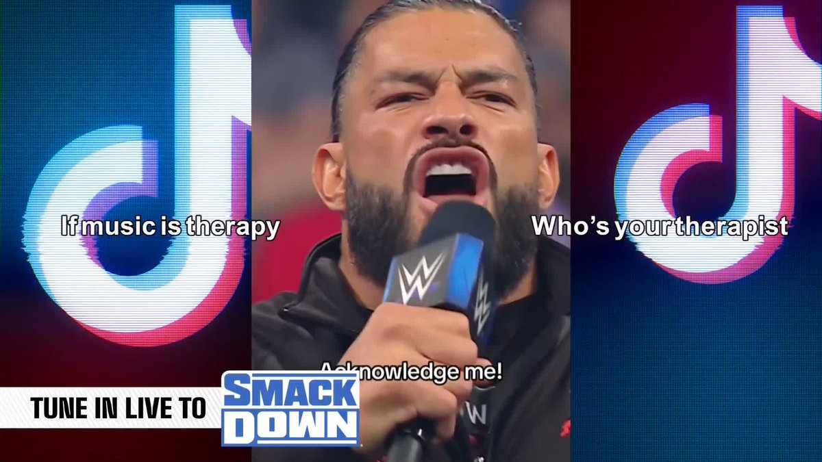 Have you acknowledged your Tribal Chief? ☝️😏 #SmackDown