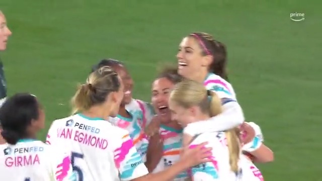 Alex Morgan. Game-Winner. Welcome to the National Women’s Soccer League on Prime.