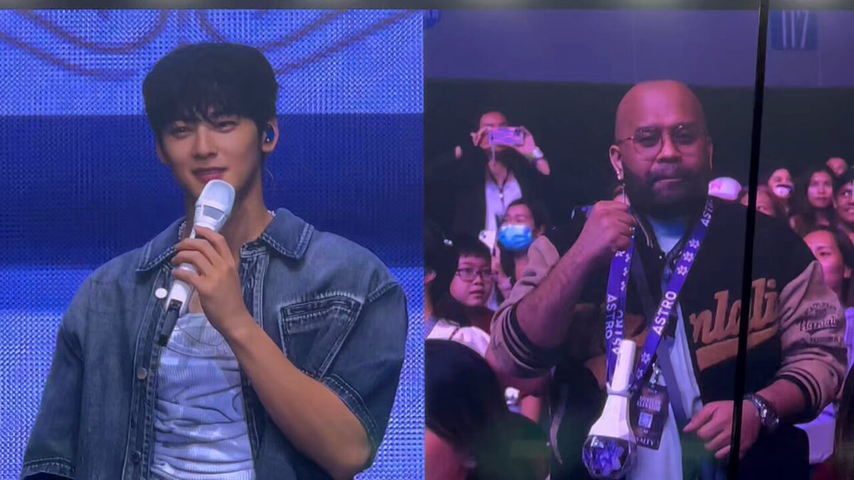 Ibang rock, paper, scissor po ata ito 😁 CHA EUN WOO plays rock, paper, scissor with an AROHA! #CHAEUNWOOinMANILA PULP Live World