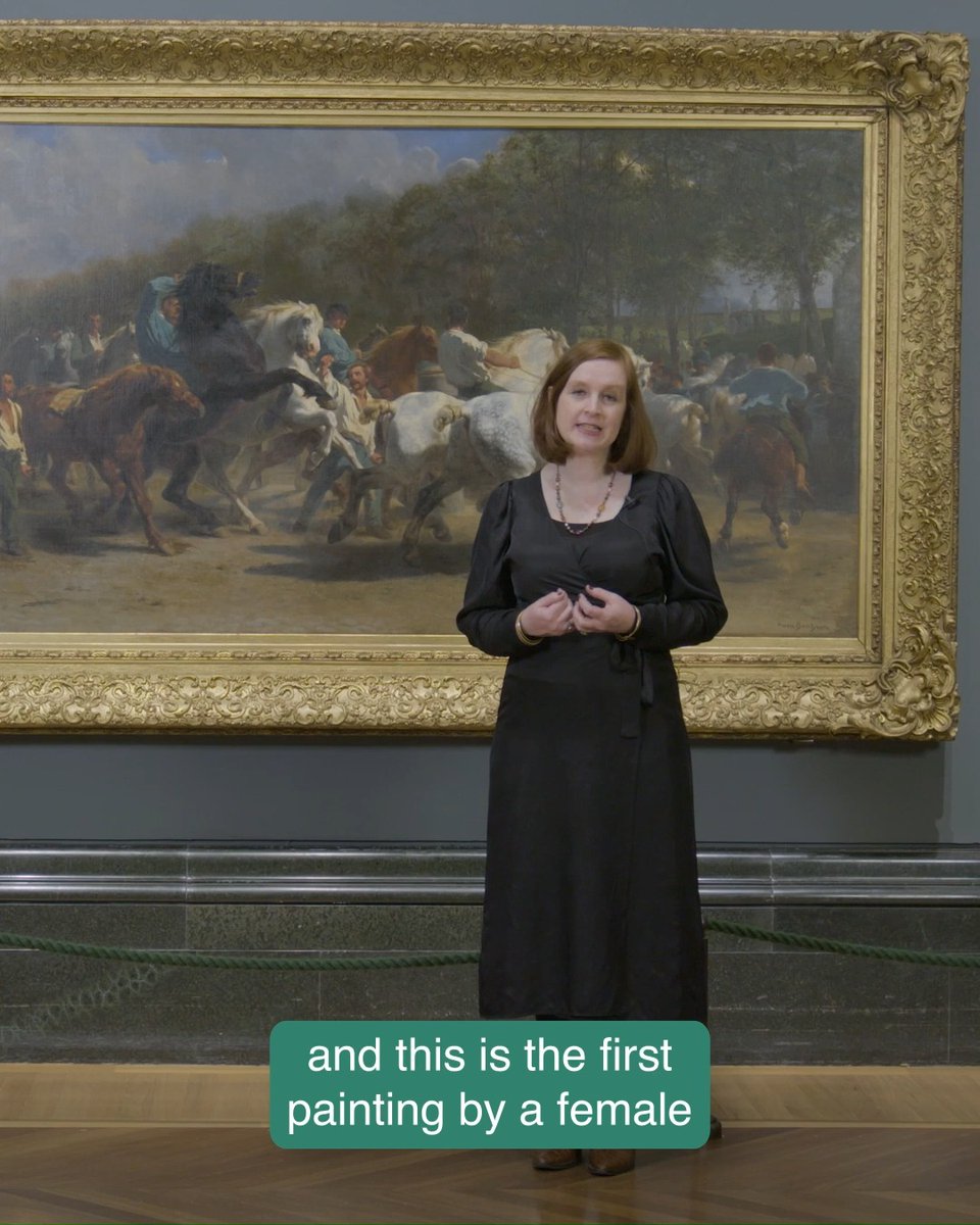 Rosa Bonheur often wore a disguise while working, but why? 🤔 Bonheur was born #OnThisDay in 1822. Join Fiona as we learn more about 'The Horse Fair'. Celebrate the women in our collection with events, features and films: #WomensHistoryMonth