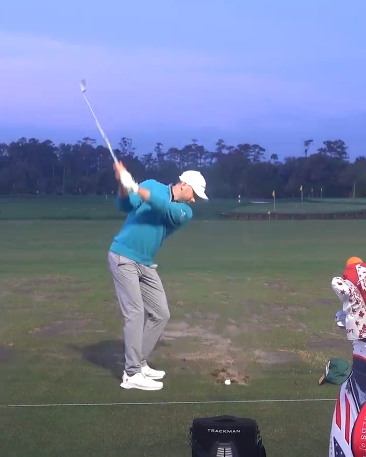 Ben Silverman needed to hole-out from 109 yards to make the cut. He decided to mark his ball when play was suspended Friday night. This led to a unique range session full of 56-degree wedges before his attempt.