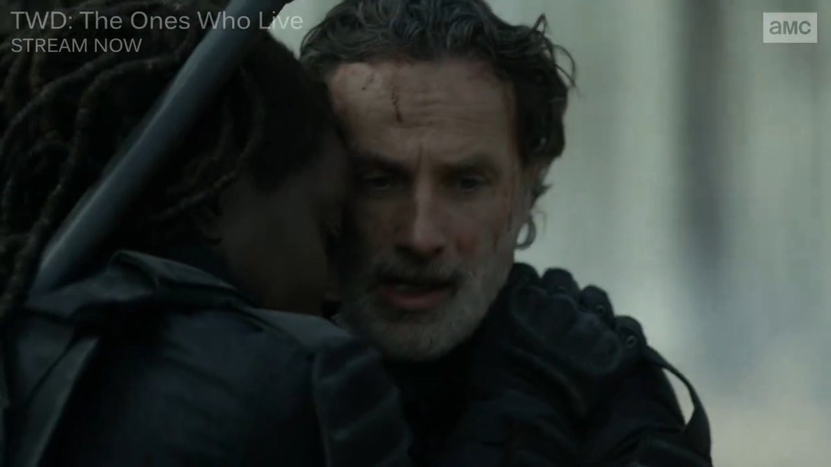 There goes our favorite power couple 🥹. Watch #Richonne on #TheOnesWhoLive with AMC and AMC+.