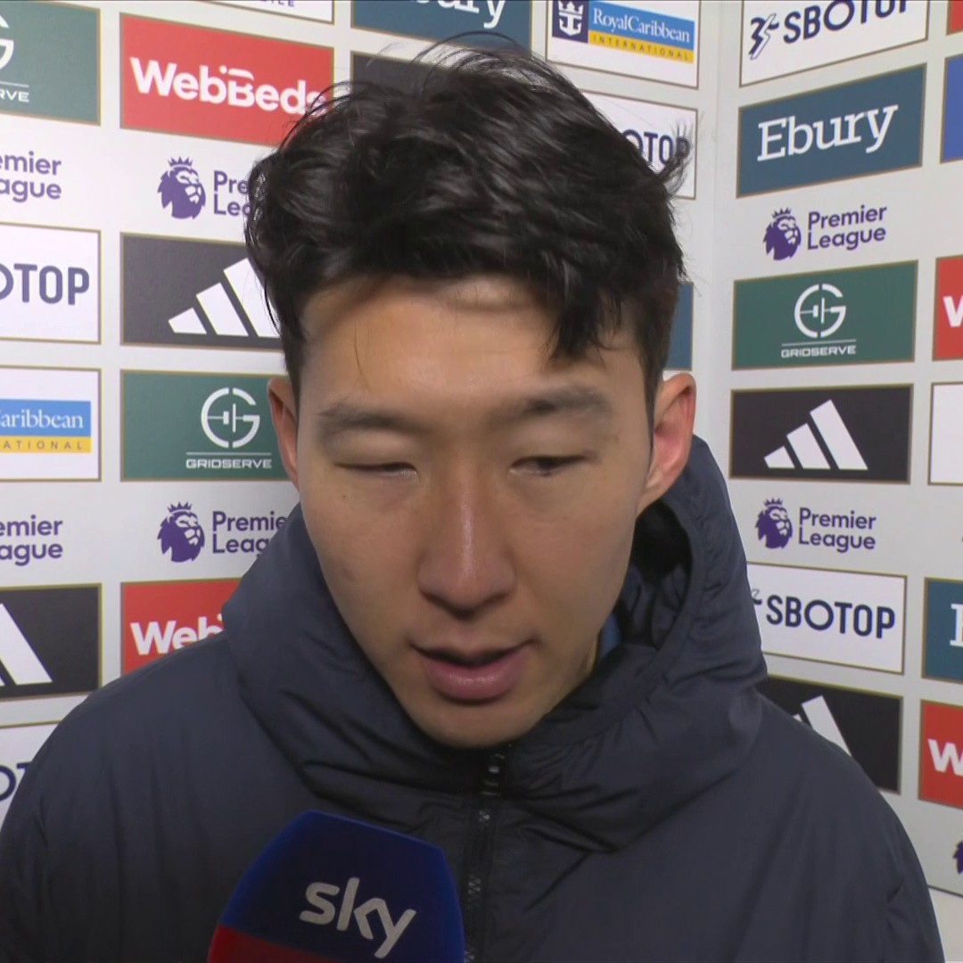 "Everybody has to look at the mirror and say it's my fault" 😦 Tottenham skipper Heung-min Son emotionally reacts to his sides defeat.
