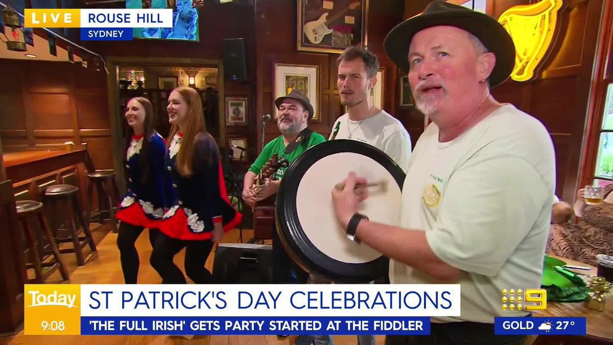 While it may be a slow Sunday morning for some, others are getting the St Patrick's Day party started ahead of what's expected to be a big day of celebrations across the country. Jack Hahn #9News
