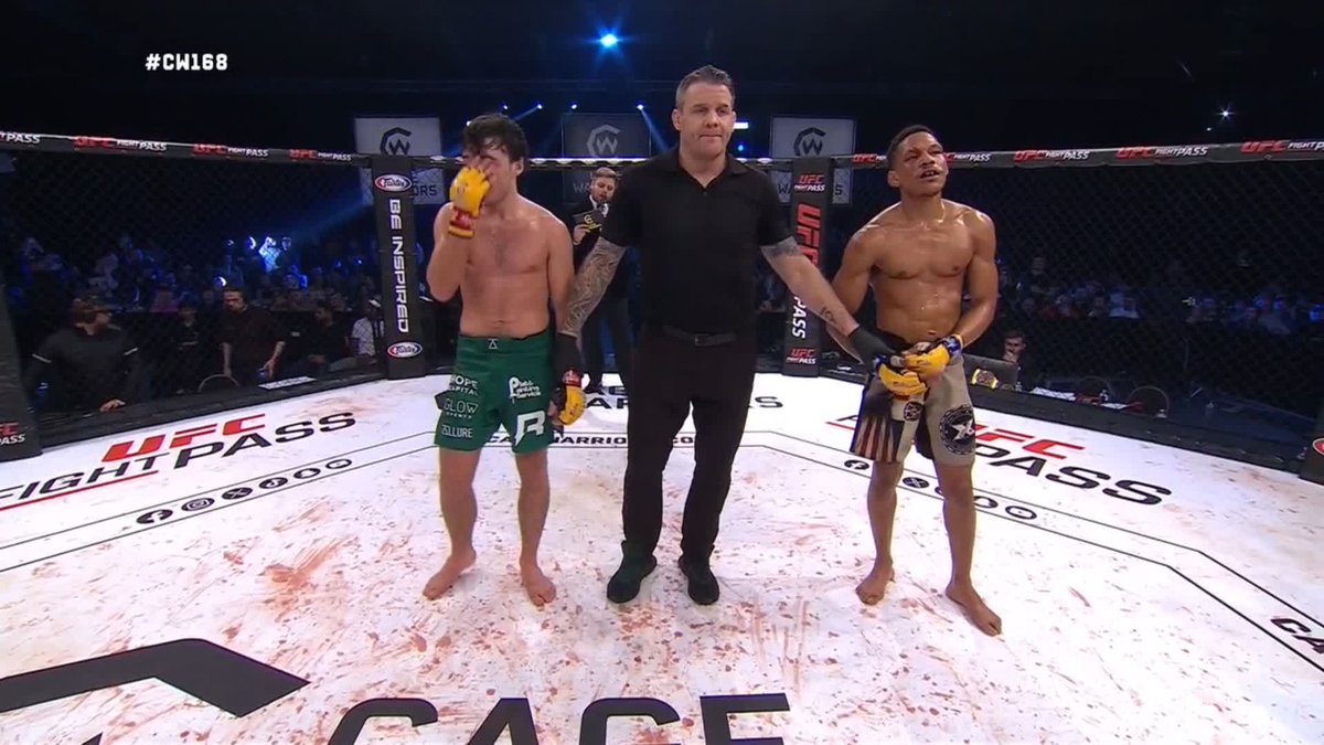 ⚡️ Luke Riley improves to 9-0 as a pro, sky is the limit for this surging featherweight. #CW168