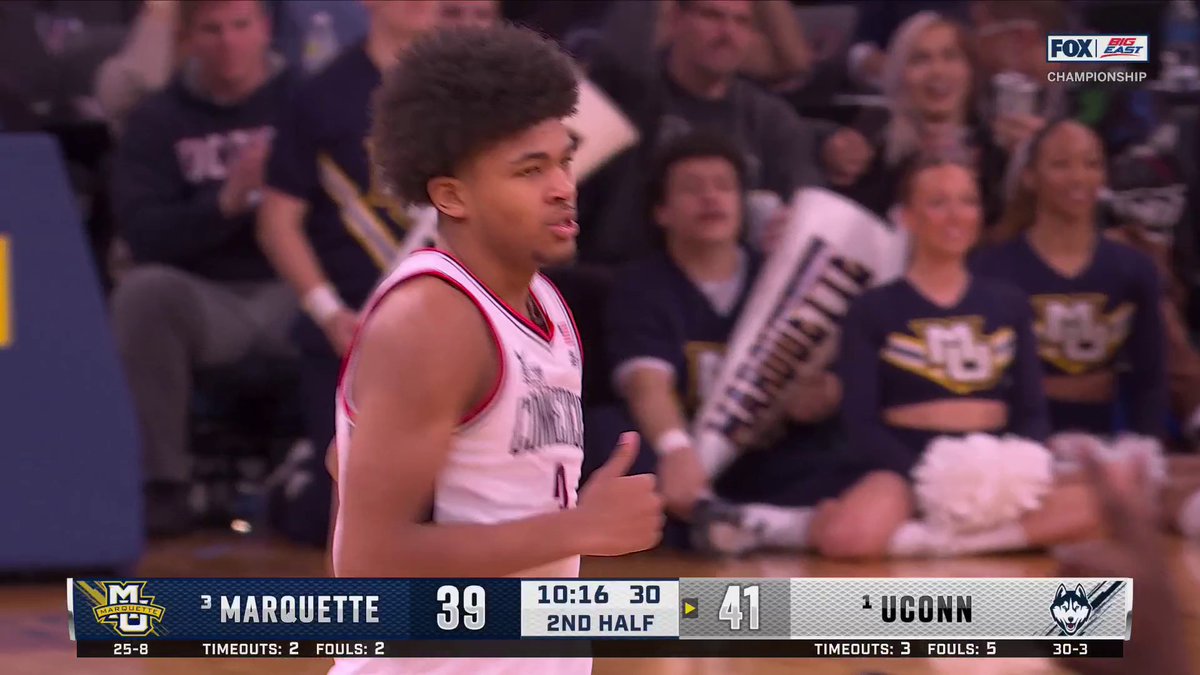 Pure from the corner 💦 Jaylin stewart x UConn Men's Basketball