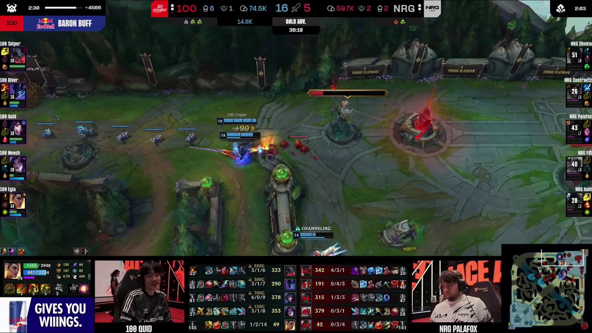 Quadra for @Quidlolkr to end the series! #LCS