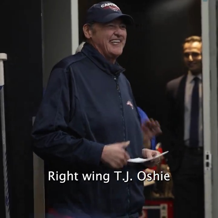 Have a great game, Osh! Uncle Mikey starting the boys off for his nephew’s big evening. #TJ1K