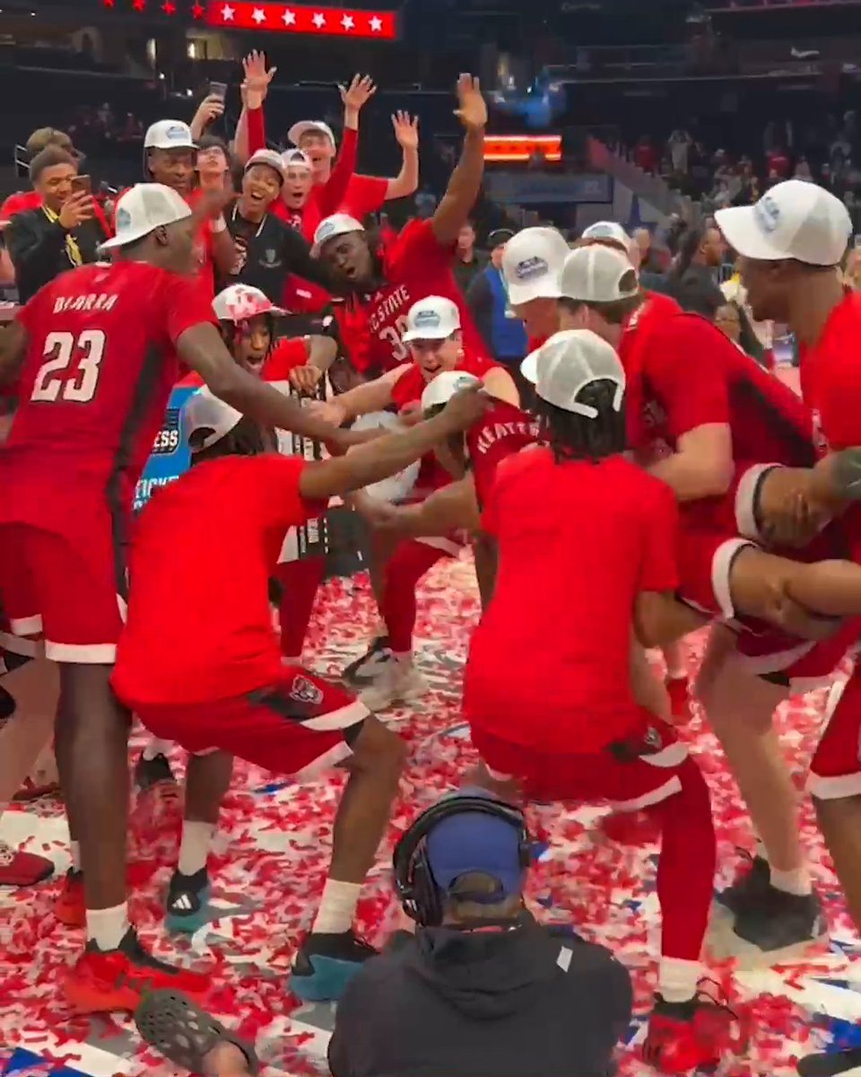 NC STATE PUNCHED ITS TICKET TO THE BIG DANCE 🎟️ NC State Men's Basketball