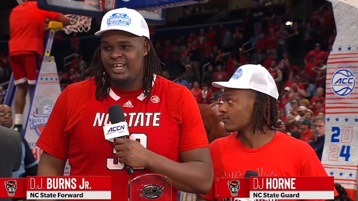 "I need a 30 for 30!" DJ Horne &amp; DJ Burns react to NC State's miracle run in the ACC Tournament 🏆 NC State Men's Basketball