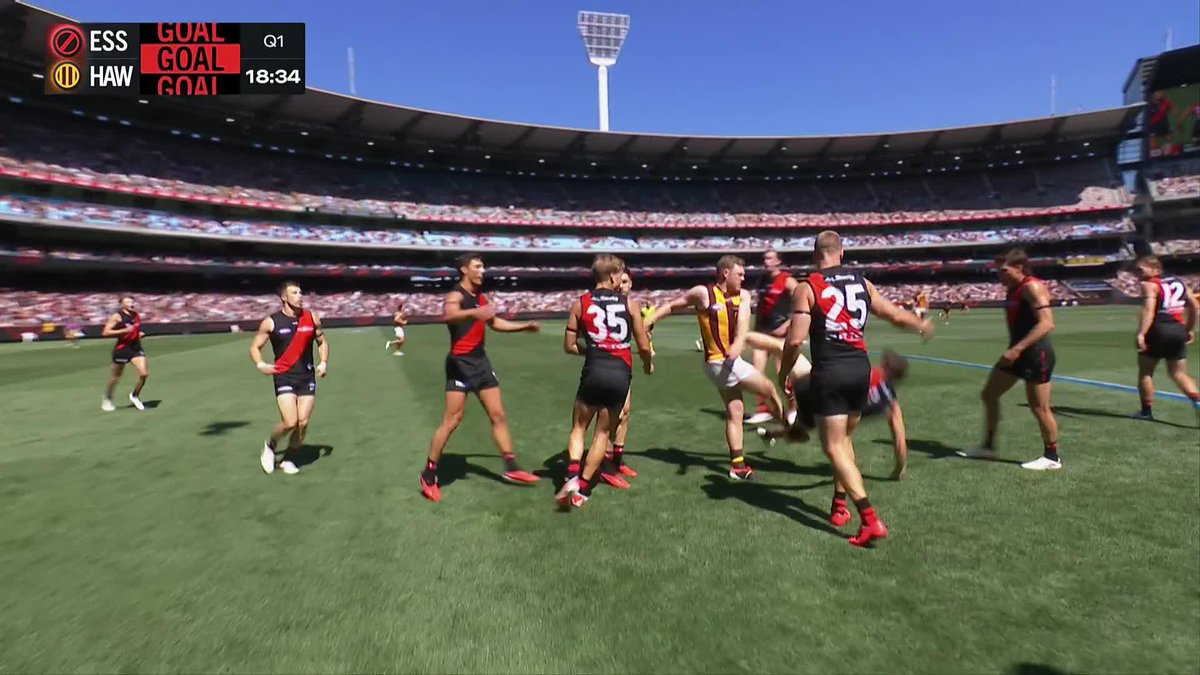 James Sicily has been handed a one-match suspension for this incident with Andrew McGrath. Full Saturday MRO findings: