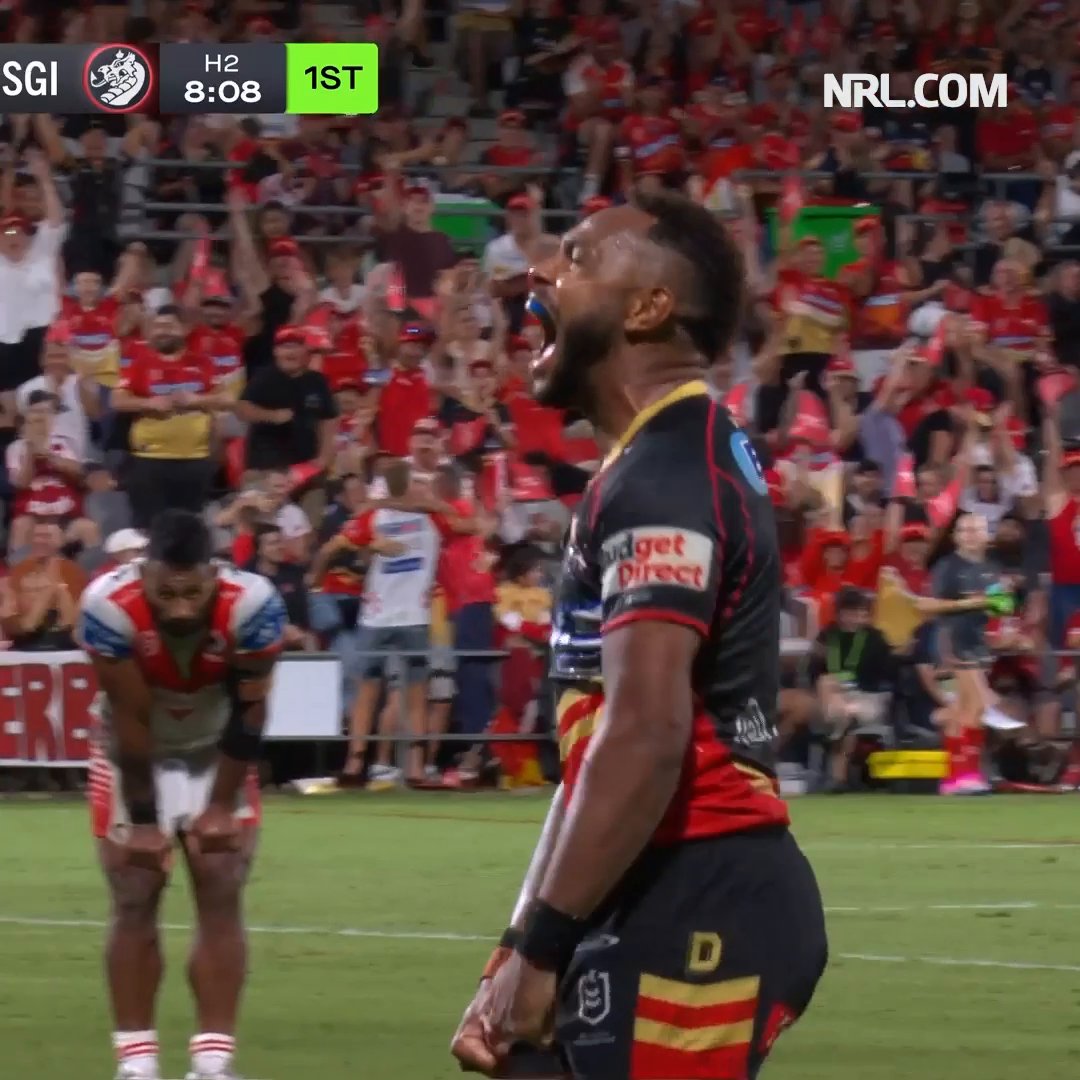 HAT-TRICK FOR HAMMER! #NRLDolphinsDragons