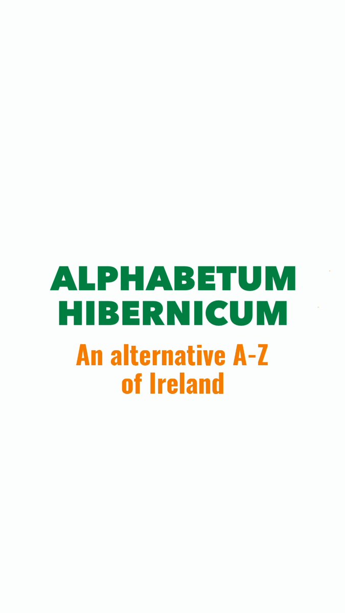 For St Patrick's Day, we asked RTÉ 'Reeling in the Years' producer, John O'Regan, for a game or challenge that Irish people anywhere could play. He has offered us his 'Alphabetum Hibernicum', an alternative A-Z of Ireland 🇮🇪 ☘️ #StPatricksFestival #SPF24