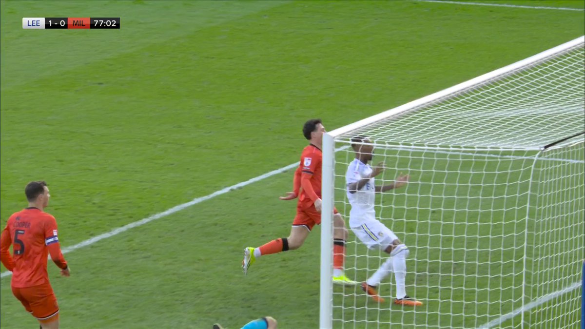 WHAT A TACKLE from Japhet Tanganga! 🤯 The Spurs loanee keeps Millwall in the game with a heroic block 🦸♂️