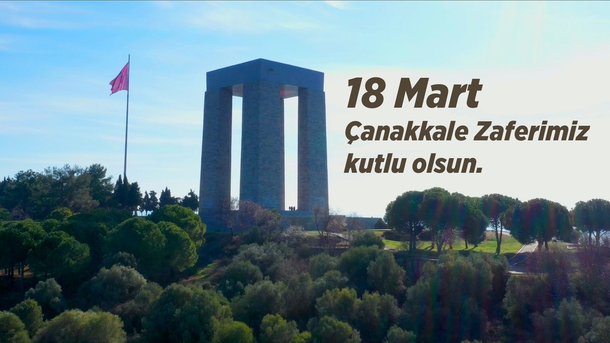 Çanakkale Zaferi ve Şehitleri Anma Günü’nde, Çanakkale'yi ilelebet geçilmez kılan Gazi Mustafa Kemal Atatürk ve tüm kahramanlarımızı saygı ve minnetle anıyoruz. #18MartÇanakkaleZaferi