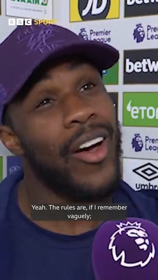Michail Antonio knows his laws 📚 #BBCFootball #WHUFC