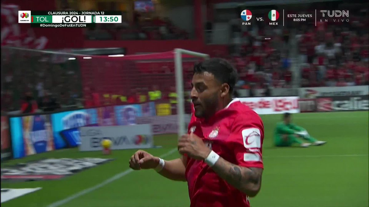 ๐ฅ๐ ยกGooooooooool de Alexis Vega! ยกToluca ya le gana a Pumas! ๐ช๐ ๐ 1-0 ๐พ ๐ด EN VIVO ๐บ Canal 5 #DomingoDeFutEnTUDN | #TuMismaSangre | #DePumasSoy