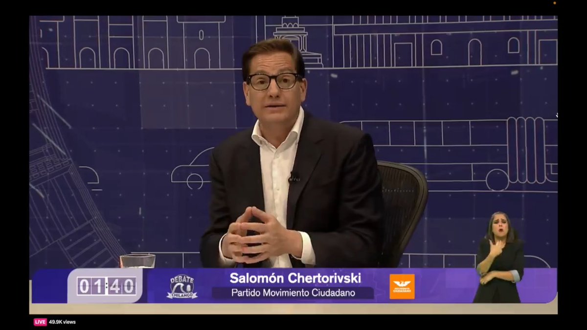 Para construir una ciudad inteligente, una ciudad de futuro, se necesitan más que apoyos: aquí te cuento qué propuse en el #DebateChilango