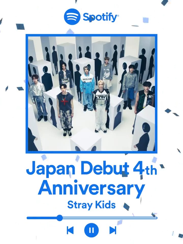 Stray Kids日本デビュー4周年 おめでとうございます🎉 「Stray Kids Fan Connecting 2024 "SKZ TOY WORLD"」 開催記念! 【STAYが選ぶスキズ楽曲ベスト】プレイリスト企画開催🎶 あなたが選ぶスキズの【1曲】を ハッシュタグ #Spotify_STAYsSELECTION をつけてこの投稿を引用リポストしてください!