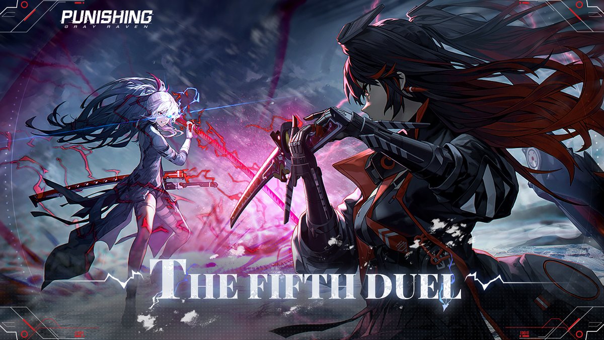 [Wintry Shackles Cutscene: The Fifth Duel] "No matter what it takes, I will put an end to this." "You just never learn! Show me what you are made of then." Despite their opposite stances, they share the same pursuit. #PunishingGrayRaven #PGR
