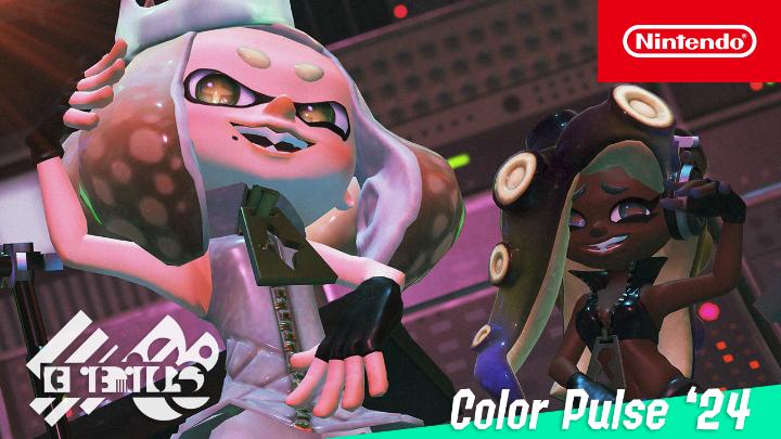 During the Splatfest, Off the Hook will perform an updated version of Color Pulse for their Splatsville fans! Sez Marina, "Singing that intro always reminds me of seven years ago when we first took the stage with the legendary Squid Sisters. Feels like it was yesterday!"