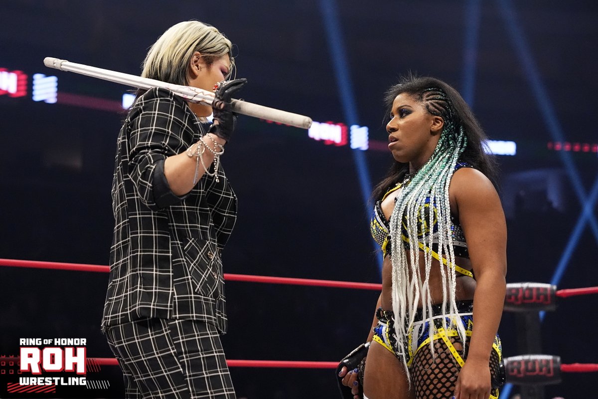 FRIDAY April 5th Philadelphia, PA | The Liacouras Center #ROHSupercardOfHonor #ROH Women's World Title HIKARU SHIDA 志田 光 vs. Athena is ROH & All Elite! (c) Former 3-time #AEW Women's World Champ Hikaru Shida takes on the longest reigning #ROH Women's World Champ Athena!