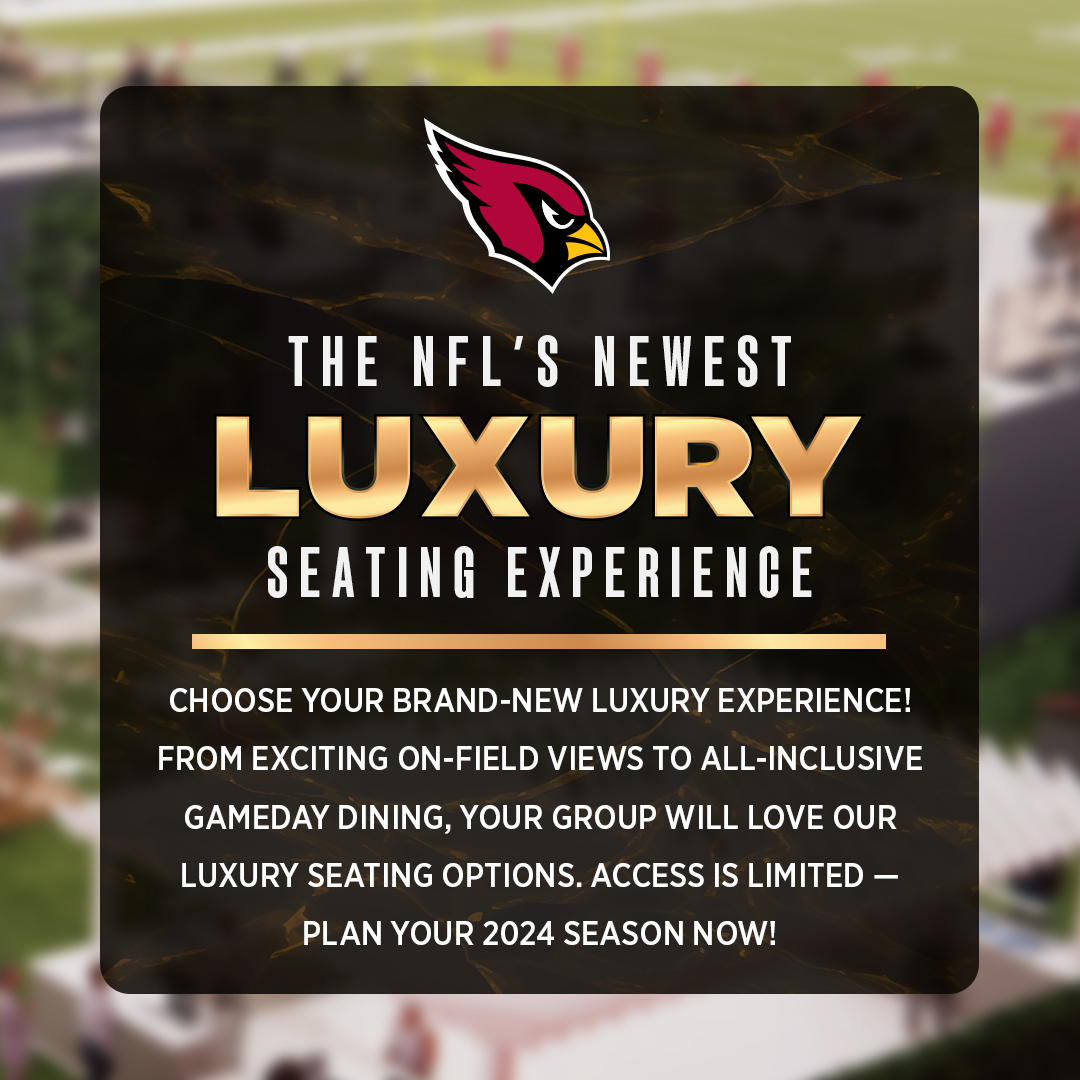 Experience luxury like never before. Our new field seating debuts at the 2024 home opener. 📲