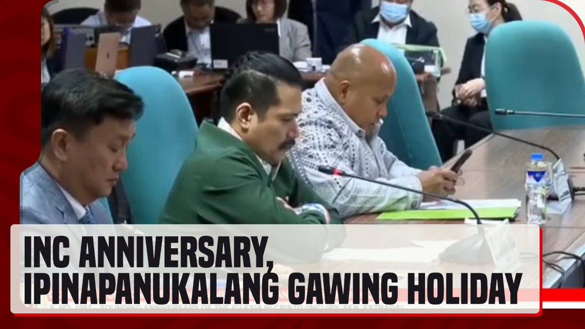 Isinusulong ni Sen. Robin Padilla na maideklarang holiday ang July 27, ang founding anniversary ng Iglesia ni Cristo #INC, para bigyan ng pagkilala ang mga kontribusyon ng religious organization. #News5