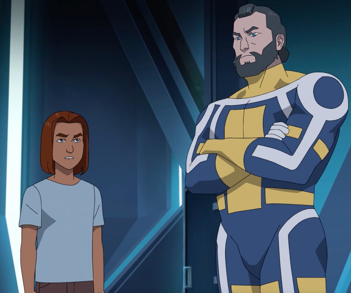 A behind-the-scenes look at Rudy, voiced by Ross Marquand, chatting with Immortal, also voiced by Ross Marquand.