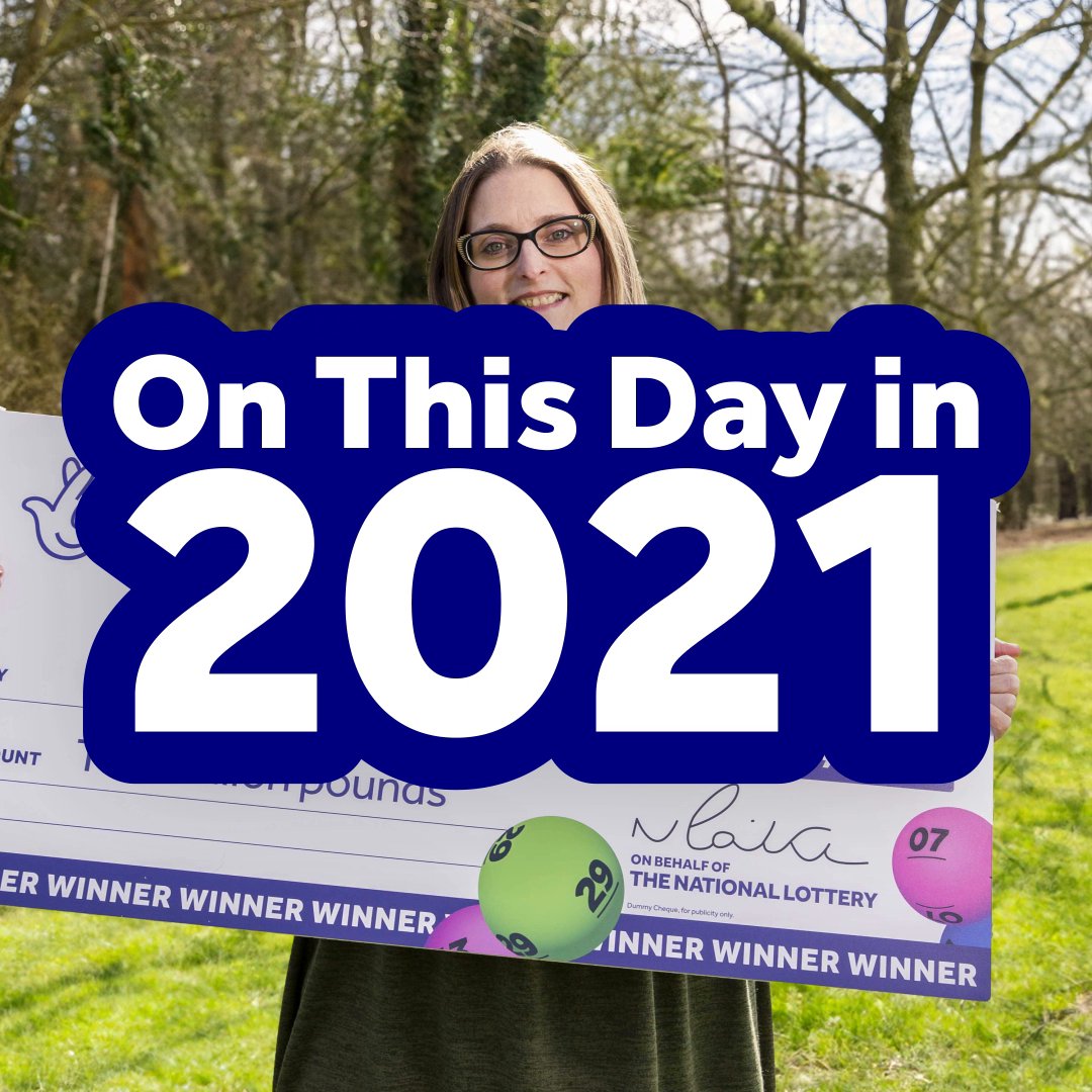 #OnThisDay in 2021 Lesley Herbert took home a £2M win on the Monopoly Riches Scratchcard 🏆 Since her win she’s bought a 5-bed house as well as taking many trips, including a once in a lifetime family holiday to Florida! 🛫 #NationalLottery