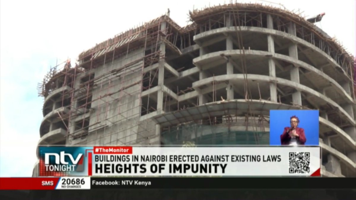 Heights Of Impunity “You have bent over backwards, and gotten yourself a house in Nairobi's Kilimani,Kileleshwa, Lavington or even Parklands and this is what awaits you…” Brian_Muchiri #NTVTonight