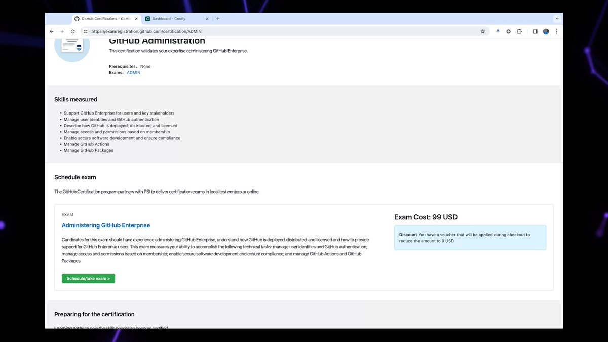 Elevate your tech profile and expand your expertise by earning GitHub certifications. Check it out 👇