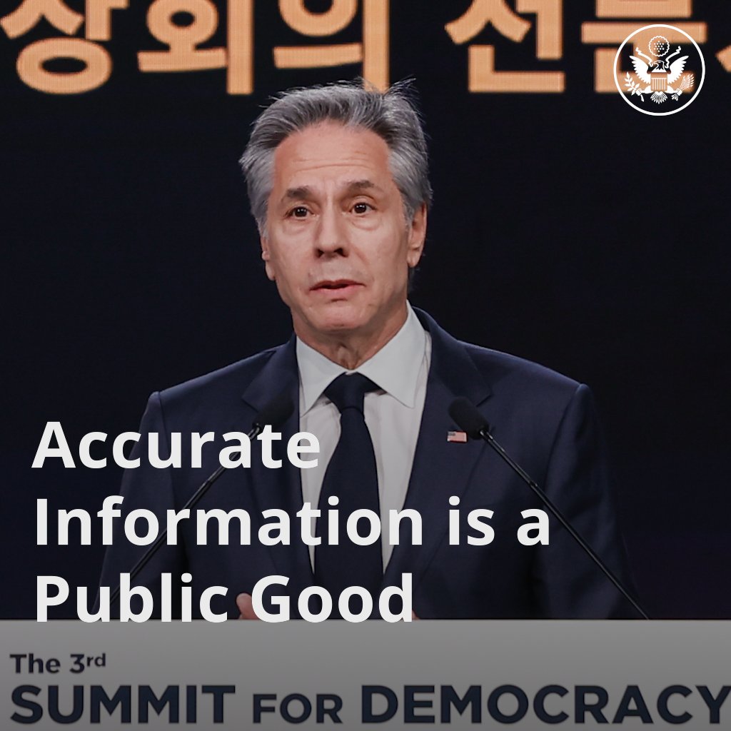 Our democracies have different histories, different strengths, different challenges. But we’re all determined to deliver a safer, healthier, more prosperous, more inclusive future for our people and for people around the world. - Secretary Antony Blinken