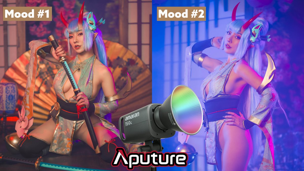 I shot a cosplay thing for Stella Chuu recently, and I created two different looks by simply changing the color/brightness of the lights, I also discovered a brand-new gimbal. NikonUSA Z8 + 50mm f1.2 Aputure amaran 150c x2 + amaran 200d YT: