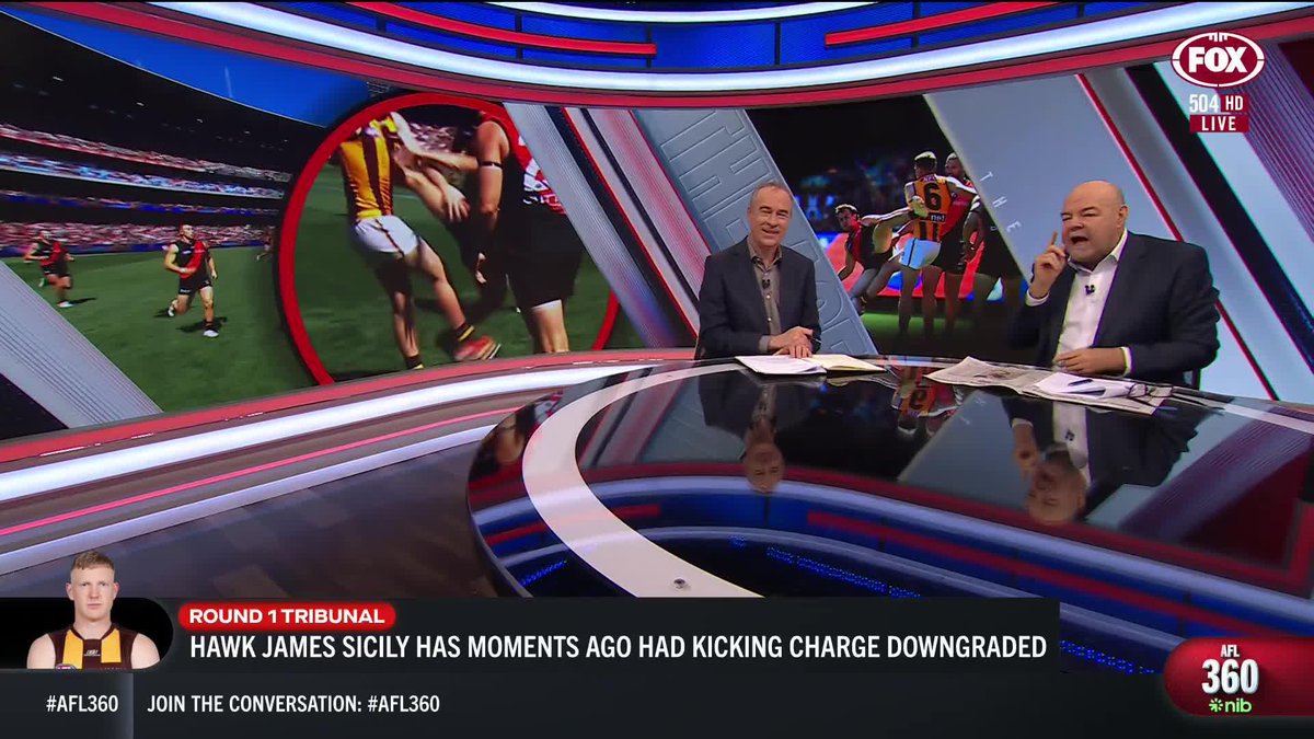 'The AFL tribunal has let down football tonight' Robbo doesn't agree with the AFL tribunals decision to overturn James Sicily's suspension. 📺Watch #AFL360 on Ch. 504 or stream via Kayo Sports:
