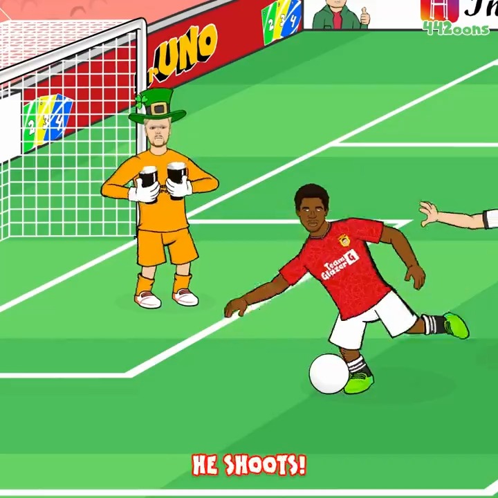 Man Utd vs Liverpool - the cartoon