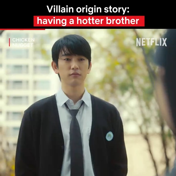 raise your hand if you have ever been personally victimized by a hotter sibling #ChickenNugget #JungSeungkil #ParkJinyoung #Netflix