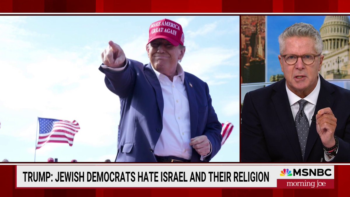 "How dare you, Donald Trump, tell me what it takes to be a good Jew...For anybody who says, I'm voting for Donald Trump because he's automatically good for Israel, he would turn on Jews in a second."—Donny Deutsch on Trump saying Jewish Dems hate Israel and their own religion