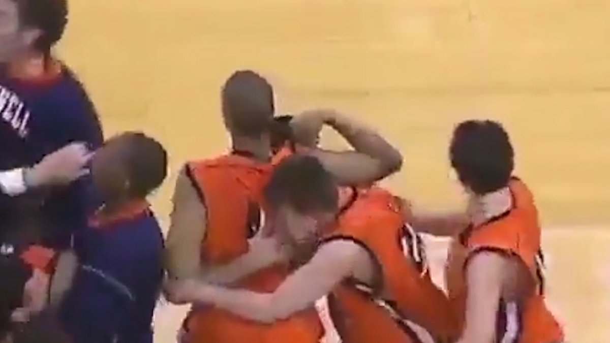 "Bucknell has pulled the upset!" Those emotions when Bucknell MBasketball took down Kansas 🤩