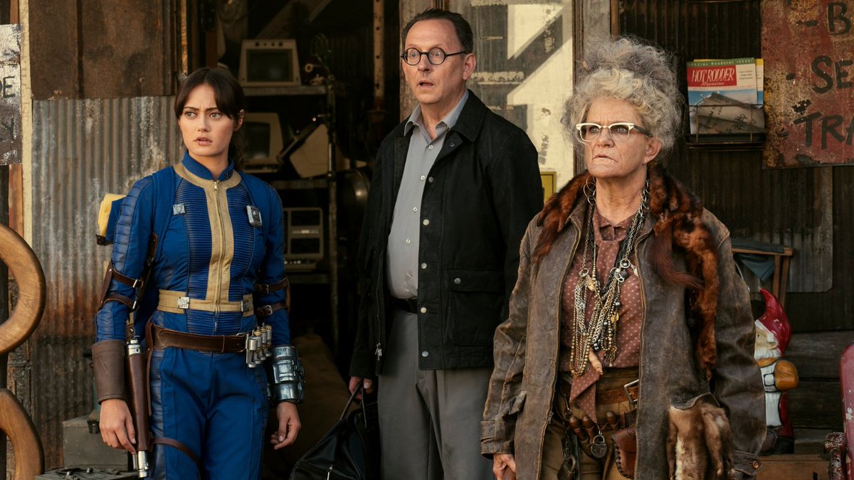 It looks like vault dweller de-escalation tactics don't have the same effect in the Wastleland. But, while Lucy (Ella Purnell) may be no match for The Ghoul on her own, she receives unexpected help in this exclusive scene from Prime Video's upcoming Fallout series: