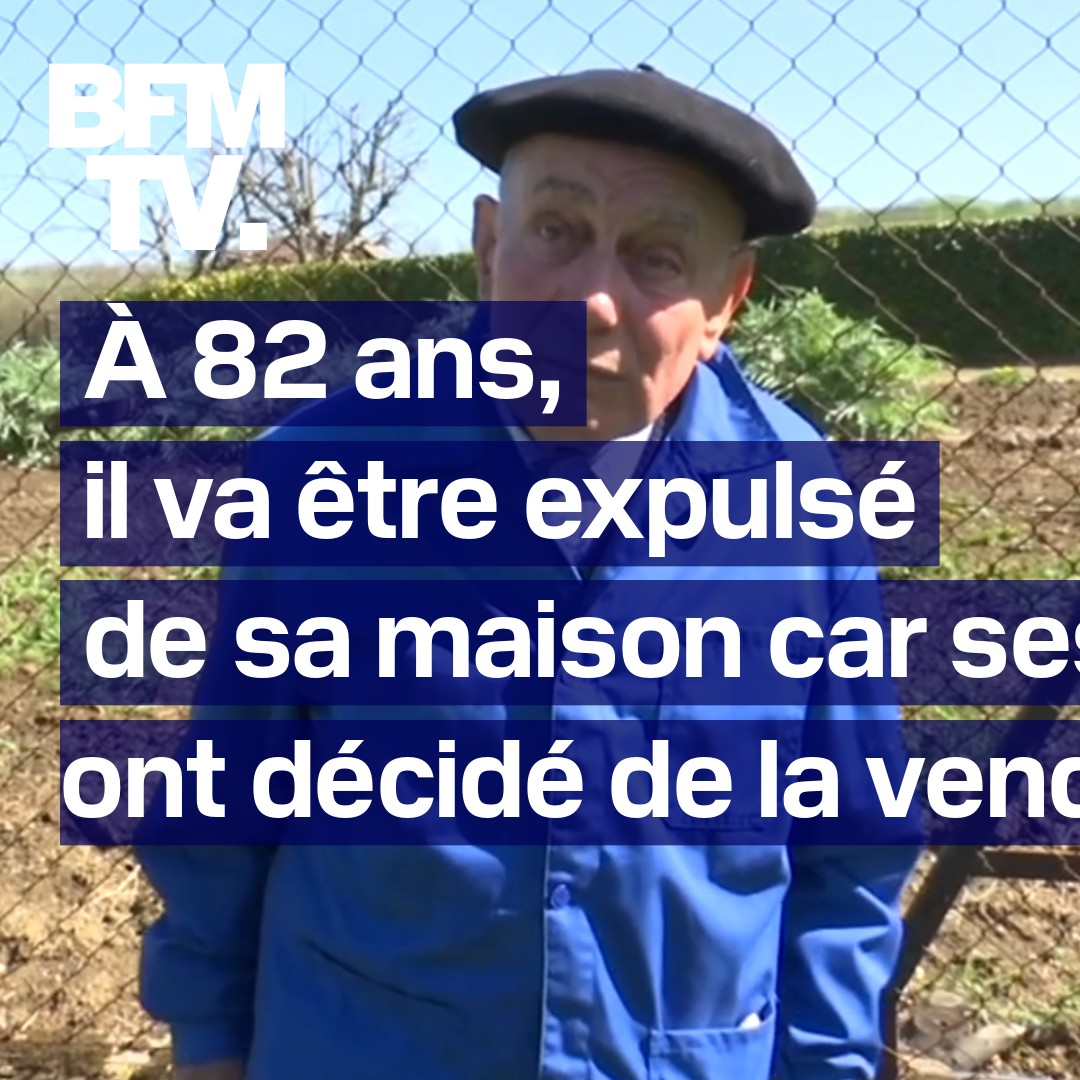 💬"J'ai tout perdu" À 82 ans, Paul va être expulsé de sa maison car ses belles-filles ont décidé de la vendre