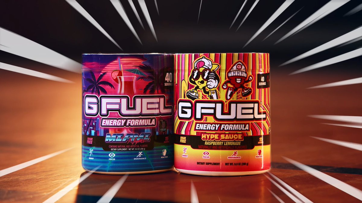 ๐ ๐ฅ๐ง + ๐๐ข๐ ๐ ๐๐ก๐ง "G FUEL" to win 2 #GFUEL Tubs of your choice! Tubs are BUY 1, GET 1 FREE for just 24 MORE HOURS btw! ๐ 2 winners picked tomorrow in honor of #MarchMadness! ๐๏ธ ๐ฆ๐๐ข๐ฃ: