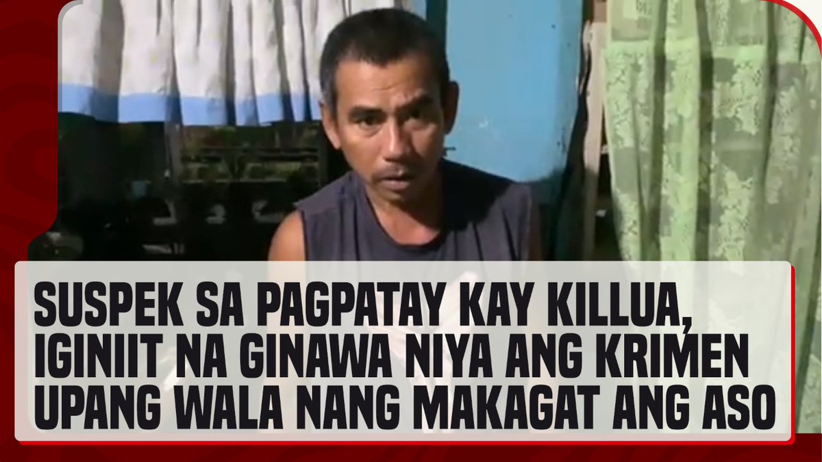 Inamin ni Anthony Solares ang kanyang pagpatay sa asong si Killua sa Camarines Sur. Aniya, pinukpok niya ito ng bato at kahoy upang wala nang iba pang mabiktima. #News5 | via Arnel Eclarinal
