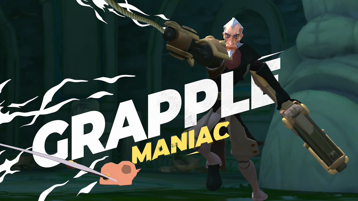 Meet Roland, this shotgun-toting hero is a new Hero in Gigantic: Rampage Edition! With his trusty Attack Drone by his side, he's ready to grapple his way into the fray. Get ready for action when Gigantic: Rampage Edition launches on April 9th! #GoGigantic