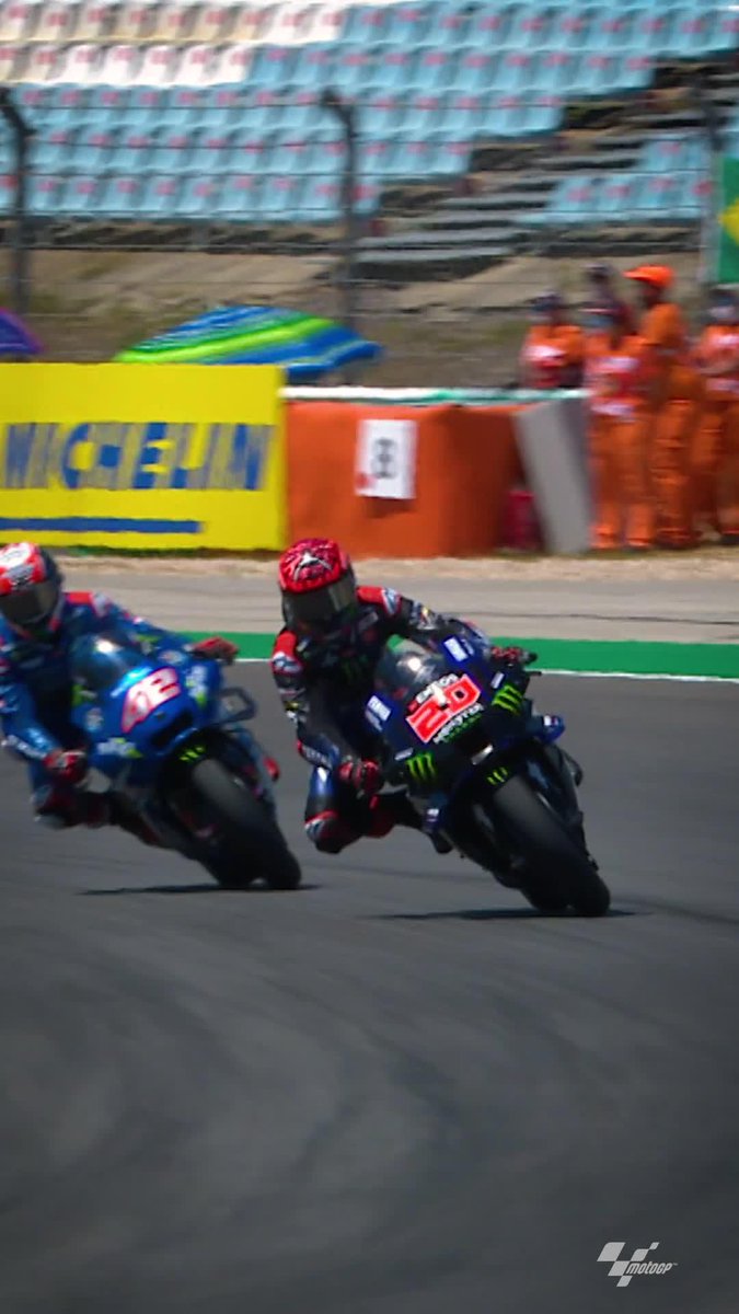 No one worked harder than El Diablo at the 2021 #PortugueseGP! 🇵🇹😈 fabio quartararo clinched his 2nd win of the season at the rollercoaster🏆 #MotoGP