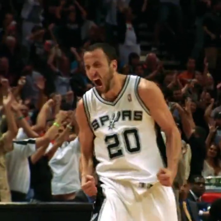 Jugó 5⃣ finales de la NBA y ¡ganó 4⃣! El latino con más campeonatos es Emanuel David Ginóbili 💙🇦🇷