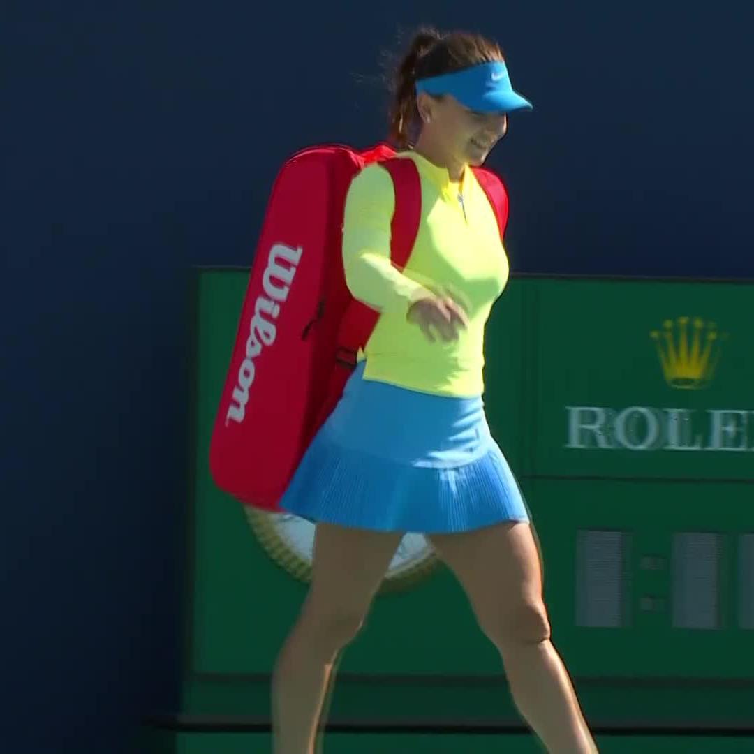 🙌 Here for it 🙌 Simona Halep makes her return to the Hologic WTA Tour as she takes on Paula Badosa in R1 of the Miami Open!