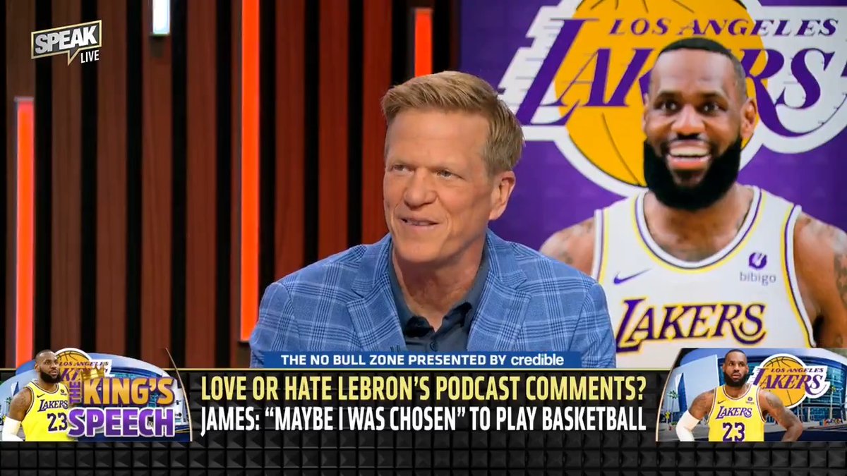 .Ric Bucher goes in on LeBron's "Maybe I was chosen" comments. 👀